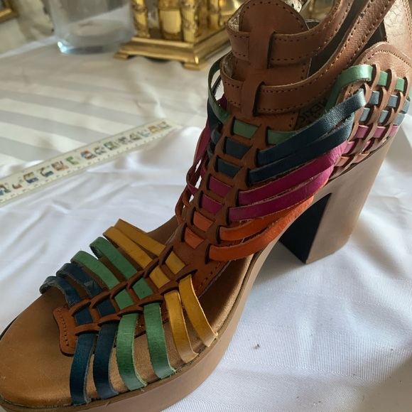 Coloful platform shoes - Picture 4 of 8